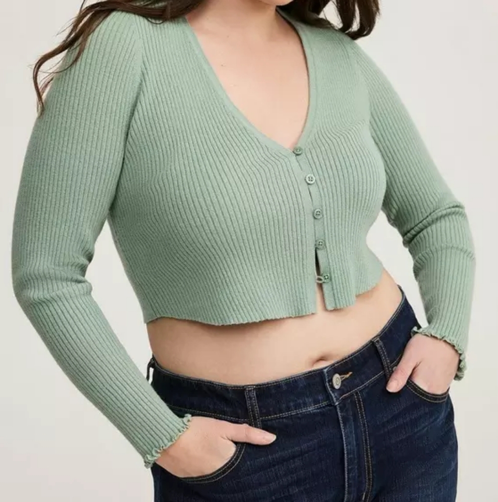 NWT Torrid Button Front Shrug Sweater